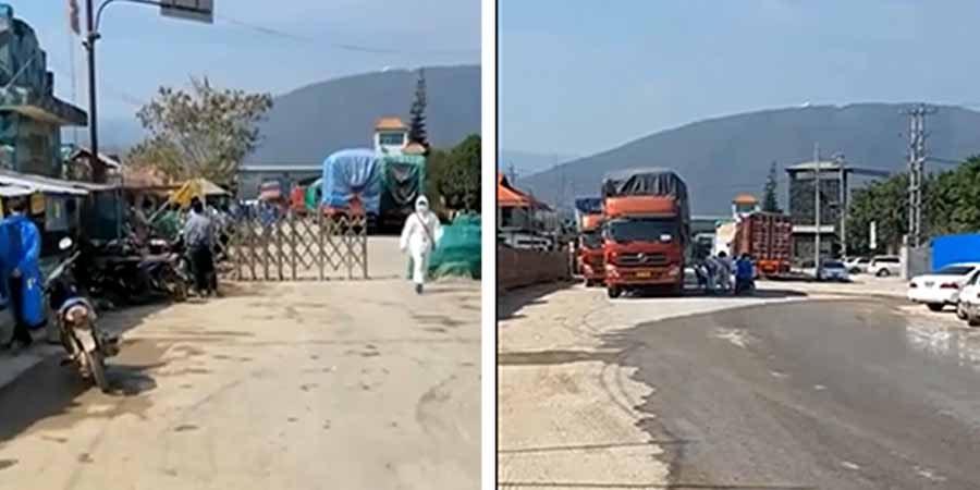 ကိုဗစ်ပိုးတွေ့သဖြင့် ၁၀ ရက်ကြာပိတ်ထားသည့် ကျင်စန်းကျော့ဂိတ် ပြန်လည်ဖွင့်လှစ်