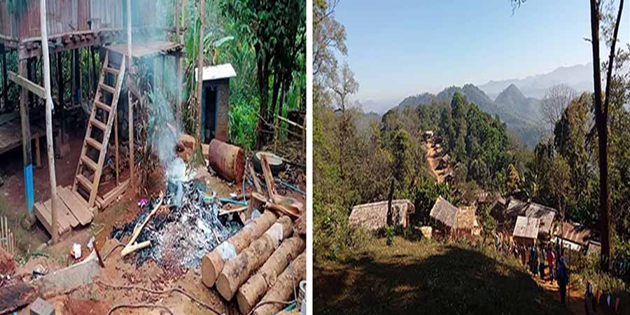 စစ်တပ်က သောက်ရေခပ်ရွာကို လက်နက်ကြီးဖြင့်ပစ်ခတ်ပြီး ဒေသခံများအား ရွာမှအပြီးထွက်ခိုင်း