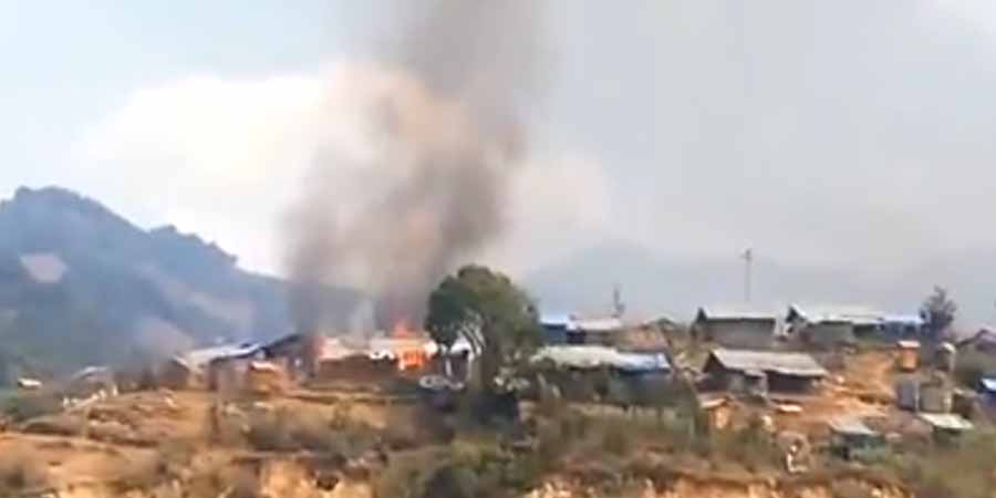 ရှအစ်ယန် စစ်​ရှောင်စခန်းတွင် မီး​လောင်မှု ဖြစ်ပွား