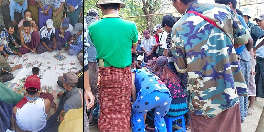 ပေါင်းတည် လောင်းကစားဝိုင်းကို စစ်ကောင်စီတပ်ဝင်ဖမ်းပြီး ဆိုင်ကယ် အစီး ၁၀၀ ခန့်သိမ်းယူ