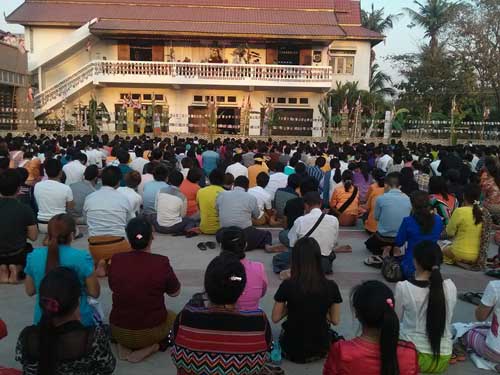 မိုင္းဖုန္းဆရာေတာ္ မႏၱေလးၿမဳိ႕ တရားပြဲျမင္ကြင္း