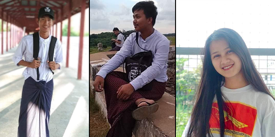 ထောင်ဝင်စာပို့ပေးသည့် ဗကသ လူငယ် ၃ ဦးကို စစ်ကောင်စီက ဖမ်းဆီးပြီး အကြမ်းဖက်မှုဖြင့် တရားစွဲ