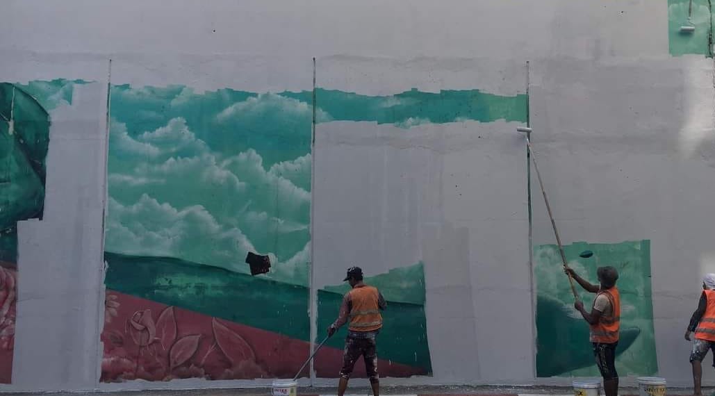 နံရံဆေးရေးဂရပ်ဖစ်တီပန်းချီ ဖျက်ဆီးခဲ့သည့်အပေါ် ပြင်သစ်သံရုံး ရှုတ်ချ၊ အနုပညာကို လေးစားရန် တောင်းဆို