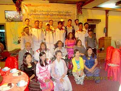 မသန္စြမ္းအားကစားသမားမ်ားကုိ ဂုဏ္ျပဳခ်ီးျမႇင့္ (ဓာတ္ပုံ)