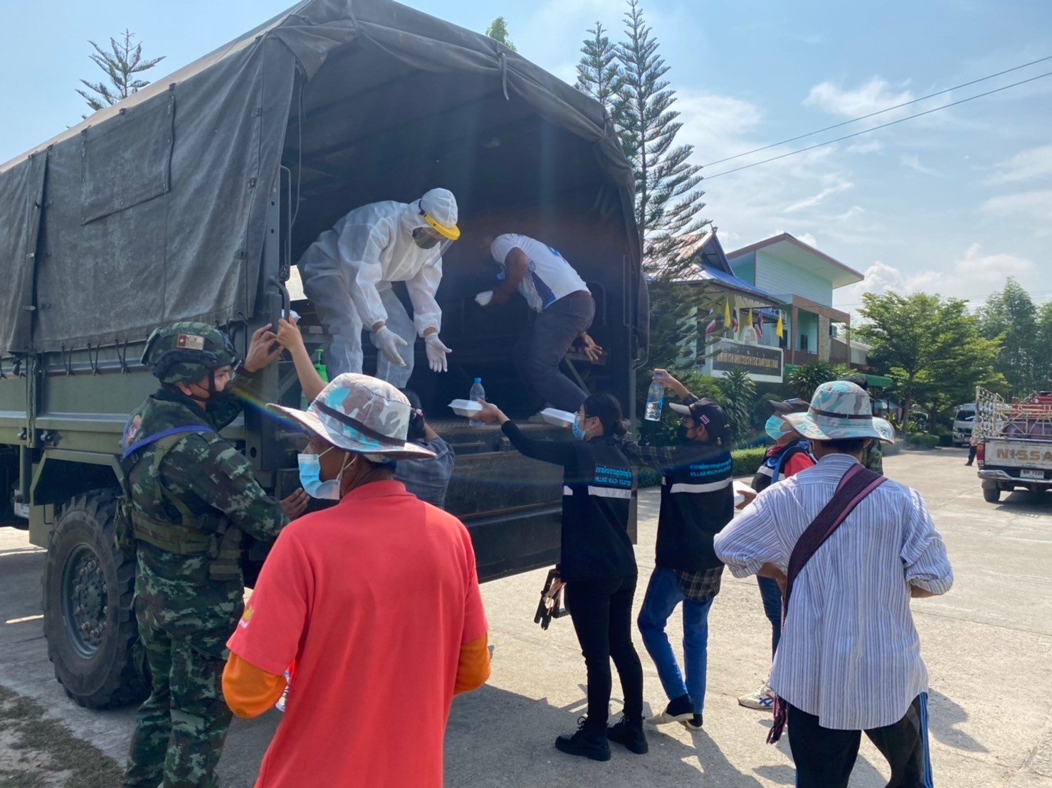 မြန်မာစစ်ဘေးဒုက္ခသည်များကို ကြိုဆိုနေရာချထားပေးရန် ထိုင်းအာဏာပိုင်များ ကြိုတင်ပြင်ဆင် သရုပ်ပြလေ့ကျင့်
