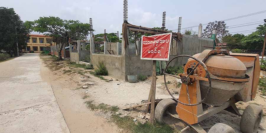 ဂျပန်လှူဒါန်းသည့် မောင်တောဆေးရုံ အရေးပေါ်ဌာနနှင့် ပြင်ပလူနာဌာနဆောက်လုပ်မှု ကြန့်ကြာနေ