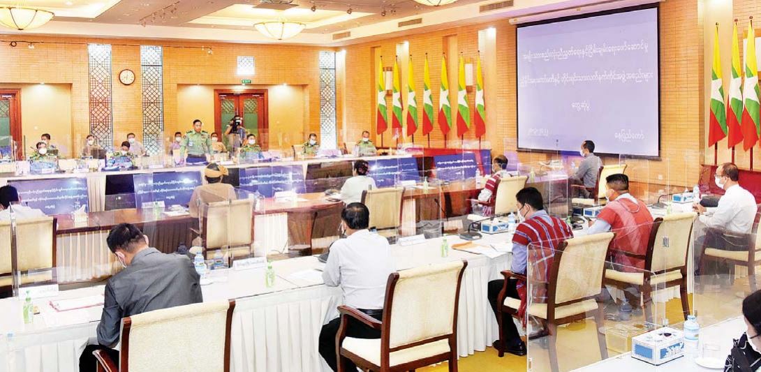 စစ်ကောင်စီဩဇာခံကော်မတီနှင့်  အန်စီအေအပစ်ရပ်အဖွဲ့အချို့ နေပြည်တော်တွင် တွေ့ဆုံ
