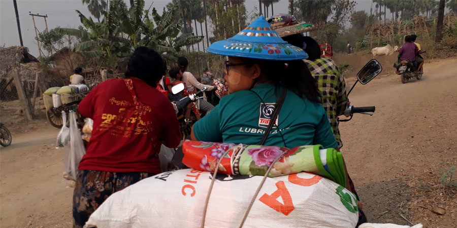 ကလေးနှင့် ယင်းမာပင်မြို့များမှ စစ်ဘေးရှောင်များ နေထိုင်စားသောက်ရေး အခက်အခဲဖြစ်နေ