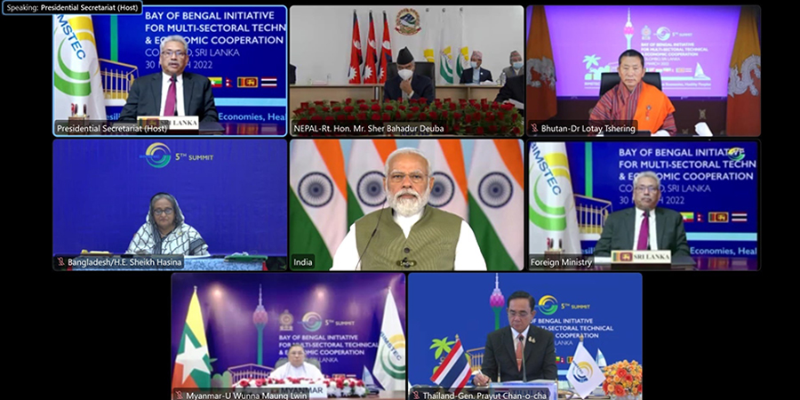 BIMSTEC အစည်းအဝေးတွင် စစ်ကောင်စီဝန်ကြီးကို တက်ခွင့်ပြုသည့်အပေါ် အိန္ဒိယ ကာကွယ်