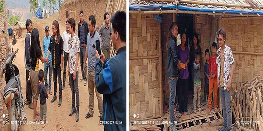 Guys From Chin ဂီတအဖွဲ့က စစ်ဘေးရှောင်များအတွက် ရူပီး ၇ သိန်းလှူဒါန်း