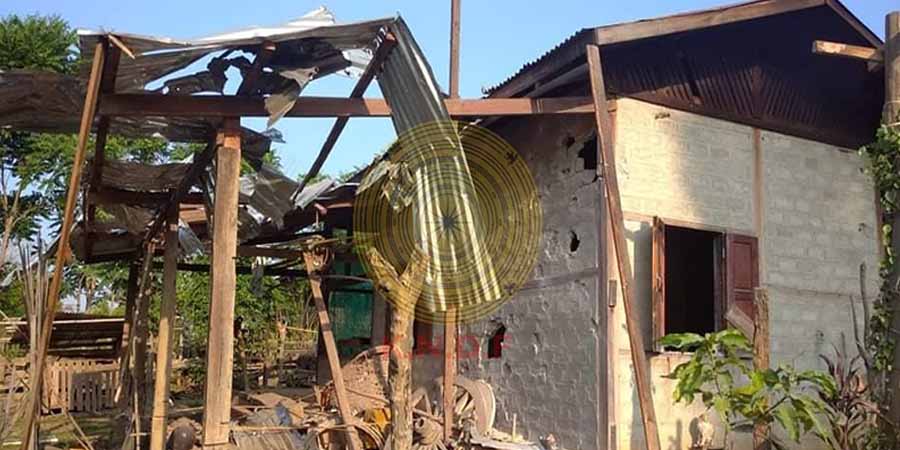 ကရင်နီပြည်နယ် ကျေးရွာများကို စစ်ကောင်စီတပ်က ပစ်ခတ်တိုက်ခိုက် လူနေအိမ်များ ပျက်စီး