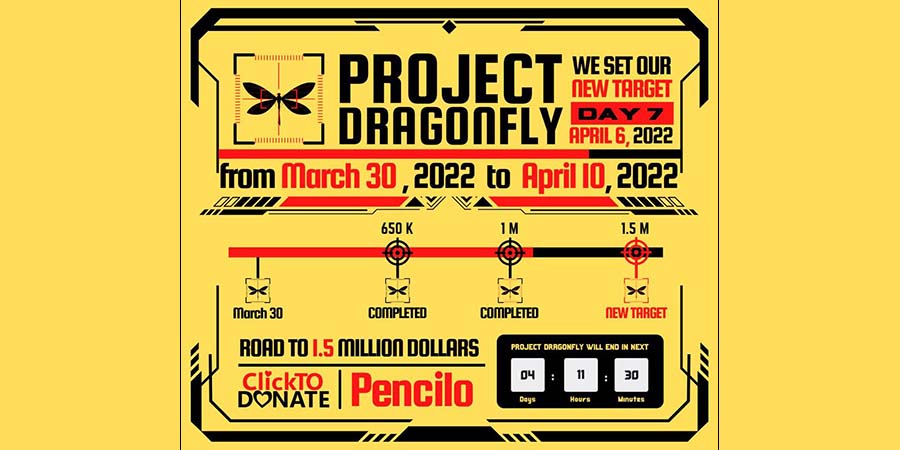 စစ်ကောင်စီလေယာဉ်များ ပစ်ချနိုင်ရေး Project Dragonfly က ကန်ဒေါ်လာ ၁ သန်းကျော်ရထား