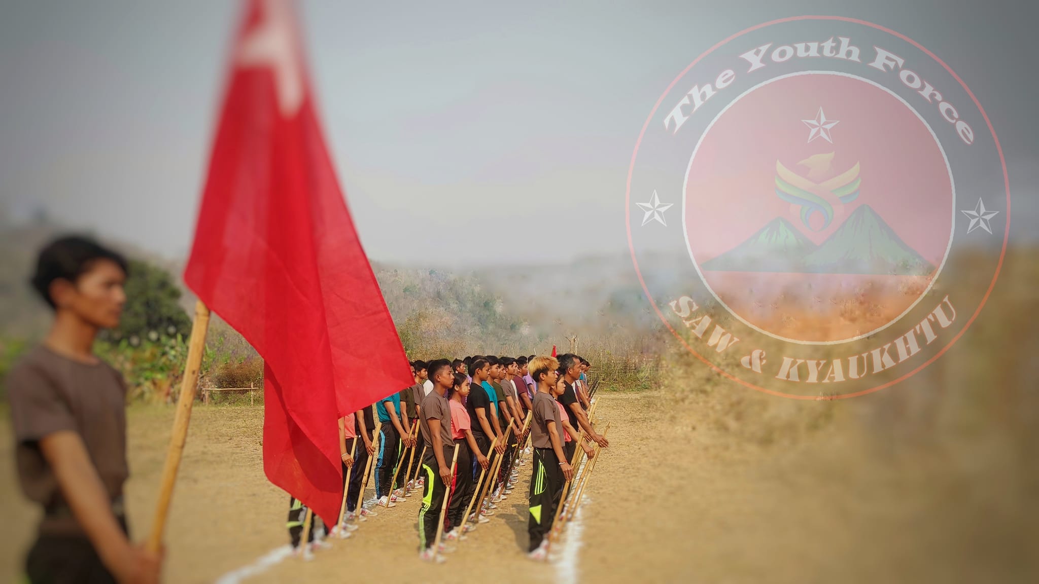 ဆောနှင့်ကျောက်ထု The Youth Force မှ အခြေခံ စစ်သင်တန်းဆင်း (ဓာတ်ပုံ)