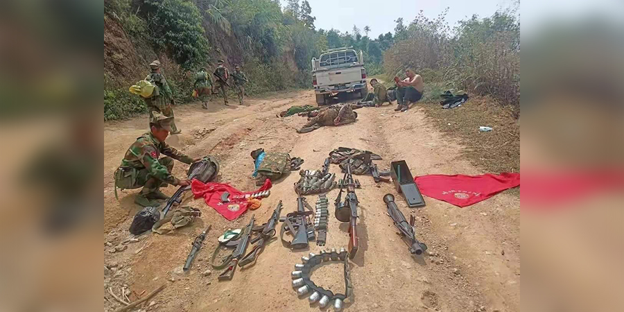 နမ့်ခမ်း၌ ပန်းဆေးပြည်သူ့စစ်အဖွဲ့ တိုက်ခိုက်ခံရပြီး ၃ ဦးသေ
