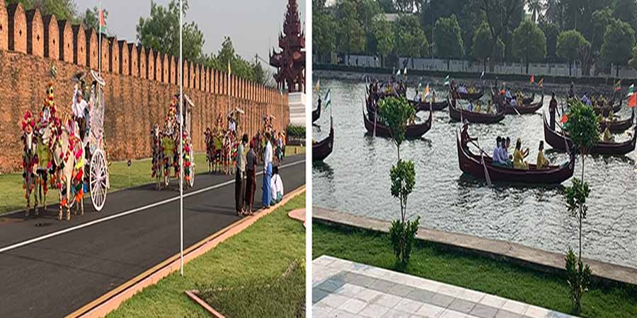 မန္တလေးကျုံးနံဘေး သင်္ကြန်ဖွင့်ပွဲ အစမ်းလေ့ကျင့်၊ ကျုံးဘေး လုံခြုံရေးတင်းကျပ်
