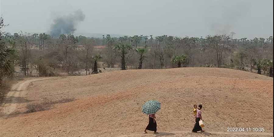 ယင်းမာပင်နှင့်ကလေးမြို့နယ် ကျေးရွာအချို့ကို စစ်​ကောင်စီတပ်က ဝင်ရောက်မီးရှို့ဖျက်ဆီး