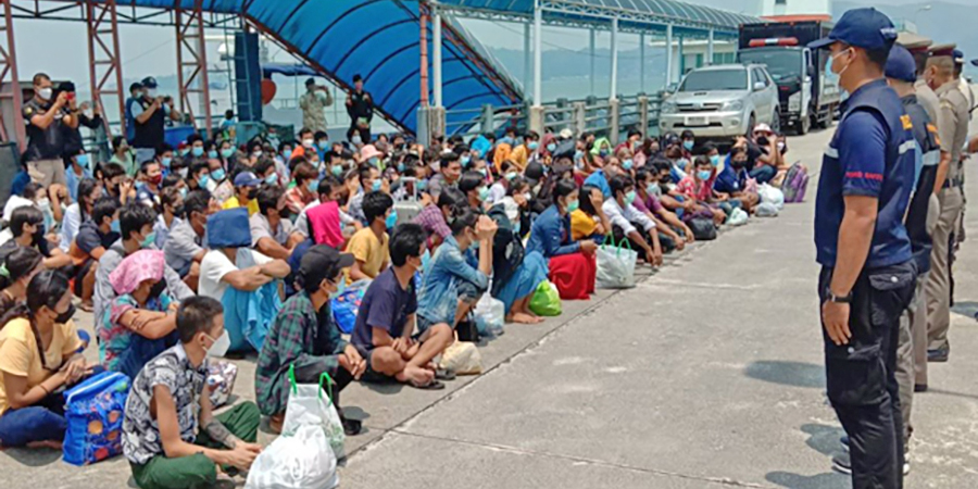 ယခုနှစ် သင်္ကြန်ကာလ ထိုင်းရောက် ရွှေ့ပြောင်းမြန်မာလုပ်သားအများစု နေရပ်မပြန်နိုင်
