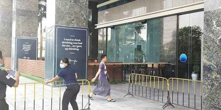 မြန်မာပလာဇာရှိ Harry's Bar ဆိုင်ကို ဗုံးခွဲတိုက်ခိုက်ခံရ