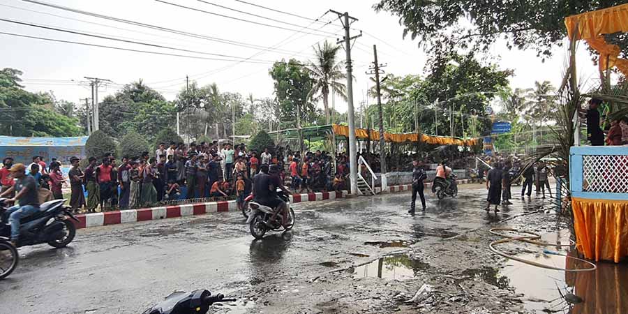 စစ်ကောင်စီကျင်းပသည့် မောင်တောသင်္ကြန် မစည်ကားဟု ဒေသခံများ ပြော