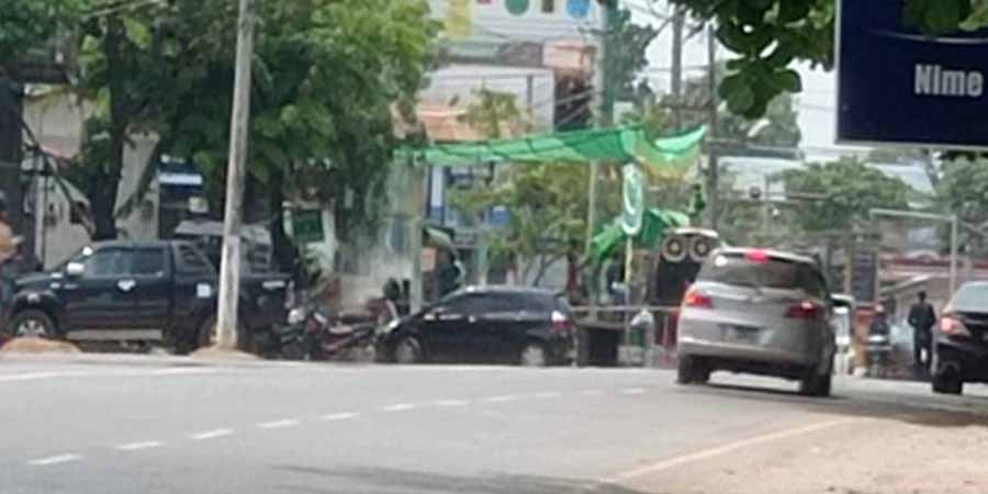 ဘားအံမြို့ ရေကစား မဏ္ဍပ် ၃ ခု၌ ဗုံးပေါက်ကွဲ