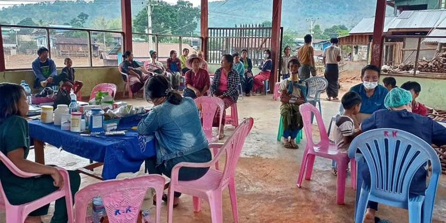 ကရင်နီ စစ်ဘေးရှောင်ပြည်သူများကို ဆေးကုသပေးနေသည့် ခါနာန်ဆေးအဖွဲ့ အကူအညီလိုအပ်