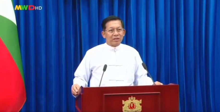 ငြိမ်းချမ်းရေးဆွေးနွေးရန် တိုင်းရင်းသားလက်နက်ကိုင်ခေါင်းဆောင်များကို အာဏာသိမ်း စစ်ခေါင်းဆောင် ဖိတ်ခေါ်