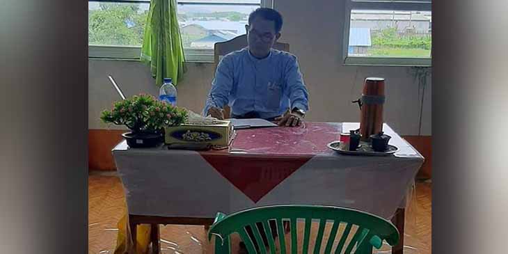 မြိတ်မြို့နယ်က စစ်ကောင်စီခန့်အုပ်ချုပ်ရေးမှူးအဖွဲ့ဝင်အိမ်အနီး ဗုံးပေါက်