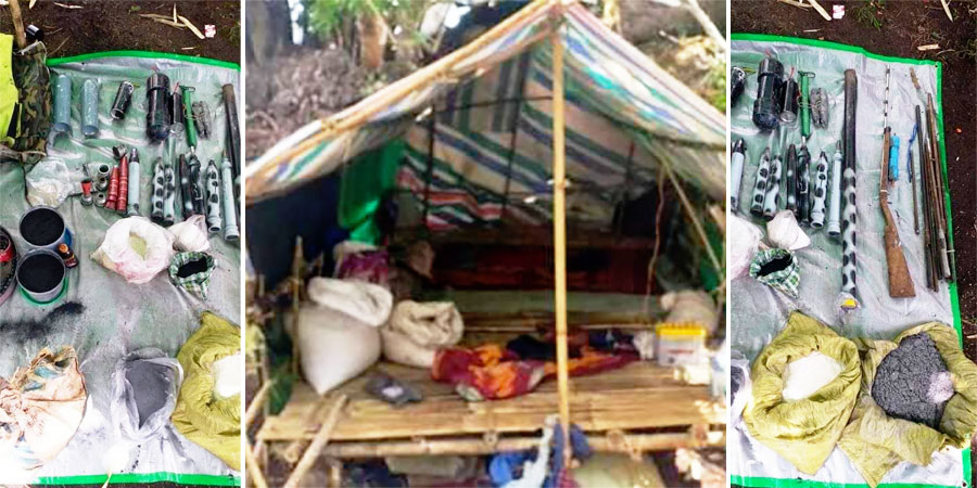 ရွာငံမြို့နယ်၌ တော်လှန်ရေးတပ်စခန်း ၁ ခုကို စစ်တပ်က တိုက်ခိုက်သိမ်းယူပြီး ဖမ်းမိသည့်ရဲဘော် ၁ ဦးကို ပစ်သတ်