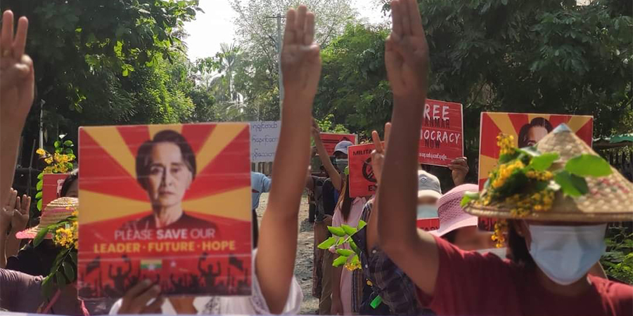 ကလေးမြို့ ၌ ကွန်ပျူတာတက္ကသိုလ် CDM ဆရာမနှင့် ခင်ပွန်းဖြစ်သူ ဖမ်းဆီးခံရ