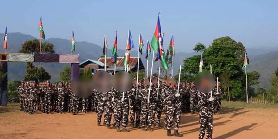 မင်းတပ် ကာကွယ်ရေးတပ်ဖွဲ့ ၁ နှစ်ပြည့် အခမ်းအနား (ဓာတ်ပုံ)