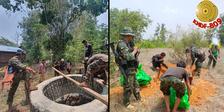 ဒီးမော့ဆိုမြို့နယ်၌ ရေတွင်းထဲပစ်ချထားသည့် ရုပ်အလောင်း ၂ ခု တွေ့ရှိ