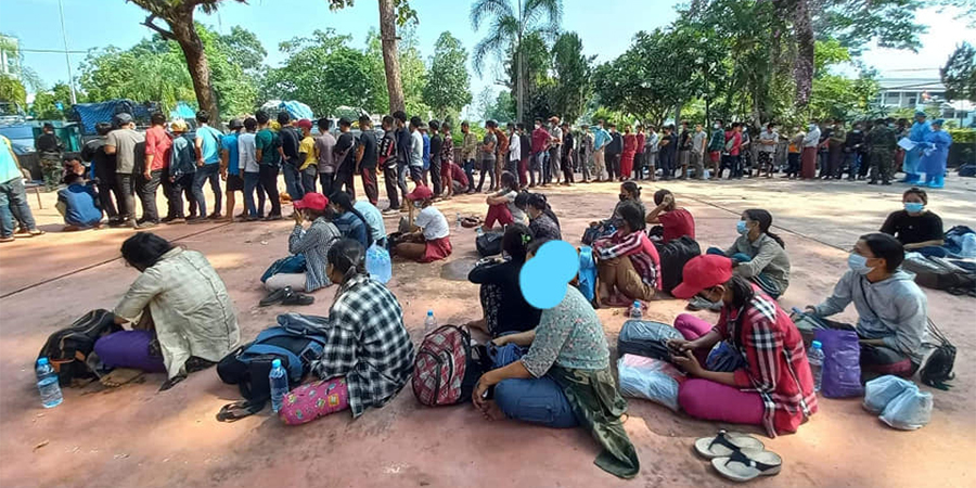 ထိုင်းနိုင်ငံတွင် မြန်မာရွှေ့ပြောင်းအလုပ်သမား ၁၅၄ ဦး ဖမ်းဆီးခံရ