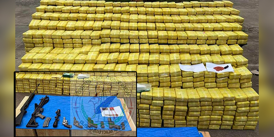 တာချီလိတ်တွင် စိတ်ကြွဆေးပြားသန်းချီဖမ်းမိပြီးနောက် ရဲတပ်ဖွဲ့ဝင်များကို စစ်တပ်က ဖမ်းဆီး စစ်ဆေး
