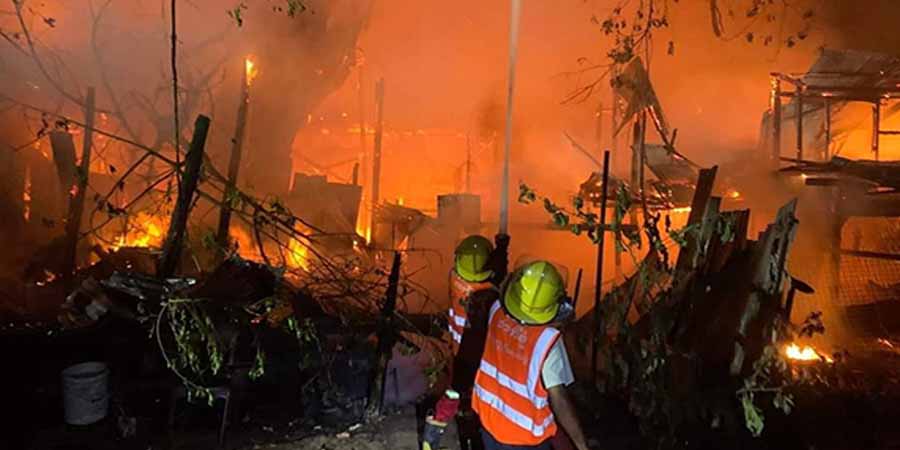 ပုသိမ်တွင် မီးလောင်မှုကြောင့် နေအိမ် ၅ လုံးပျက်စီးဆုံးရှုံး