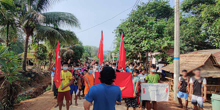 လောင်းလုံးတွင် စစ်အာဏာရှင်စနစ်ဆန့်ကျင်ရေးလှုပ်ရှားမှု ဆက်လက်ပြုလုပ်