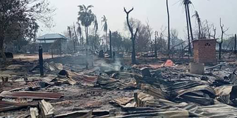 စစ်ကိုင်းတိုင်းအတွင်း စစ်ကောင်စီတပ် ထိုးစစ်ဆင်၊ နေအိမ်များမီးရှို့ပြီး ပြည်သူများကို ဓားစာခံ ဖမ်းဆီး
