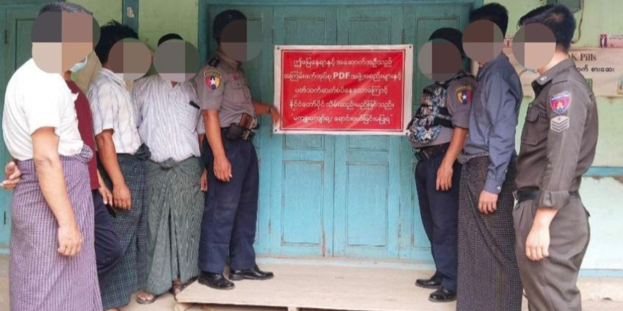 ဂန့်ဂေါနှင့်ပေါက်မြို့တွင် လွှတ်တော်ကိုယ်စားလှယ်နှင့် ဒေသခံ ၂ ဦး၏ နေအိမ်များ ချိပ်ပိတ်ခံရ