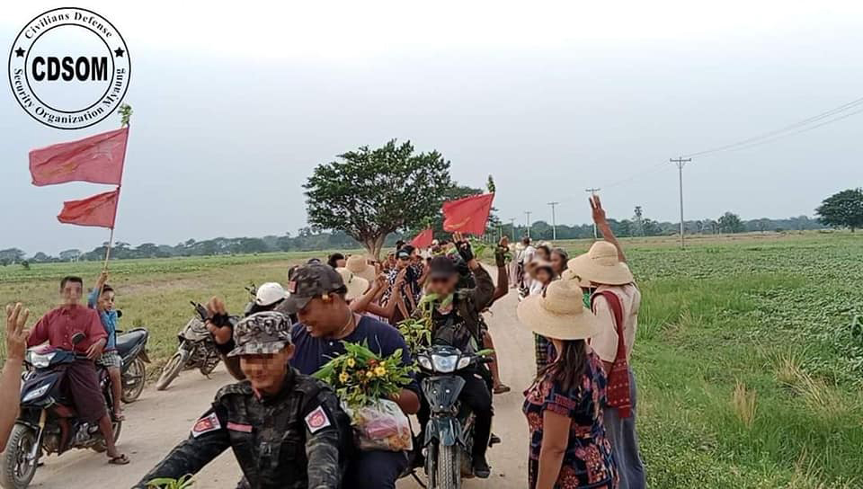မြောင်မြို့နယ်တိုက်ပွဲတွင် စစ်ကောင်စီတပ်သား ၄၀ ဦး သေဆုံး၊ ရှေ့တန်းပြန် PDF များကို ပြည်သူလူထုကြိုဆို