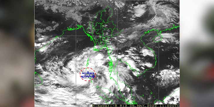 ဘင်္ဂလားပင်လယ်အော်တွင် မေလ ၈ ရက်နေ့ ဆိုင်ကလုန်းမုန်တိုင်းဖြစ်နိုင်ဟု မိုးဇလထုတ်ပြန်