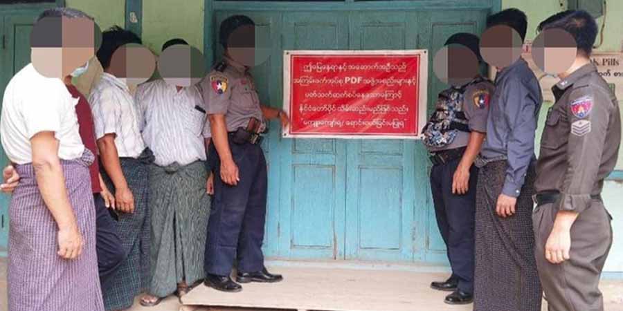 ပခုက္ကူခရိုင်၌ လွှတ်တော်အမတ်၏အိမ်အပါအဝင် ပြည်သူ့ နေအိမ် တဒါဇင်ခန့် ချိပ်ပိတ်ခံရ
