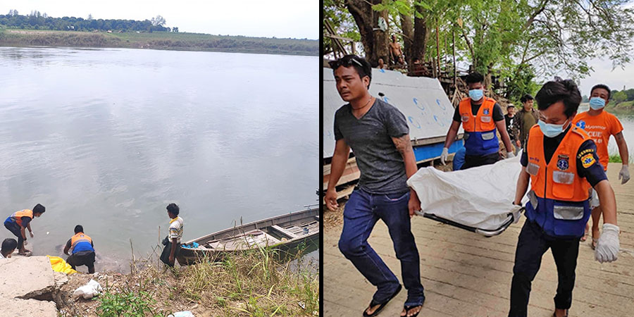 ဒုဋ္ဌဝတီမြစ်အတွင်း ရေဆင်းချိုးသူ ၂ ဦး ရေနစ်သေဆုံး