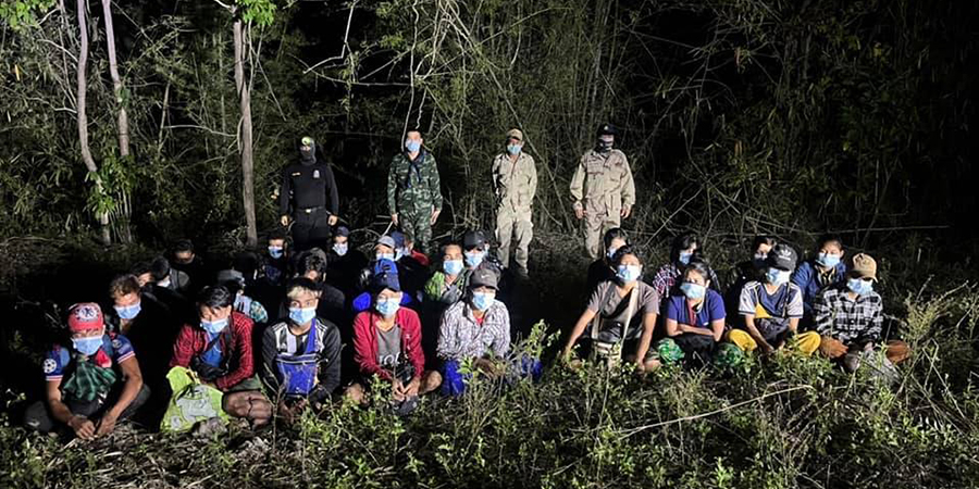 ထိုင်းသို့ တရားမဝင်လာရောက်သည့် မြန်မာနိုင်ငံသားများ ဆက်တိုက်ဖမ်းဆီးခံရ