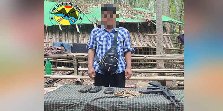 ကပစ -၂၃ မှ တပ်ကြပ်ကြီးတဦး လက်နက်အပြည့်စုံဖြင့် အလင်းဝင်