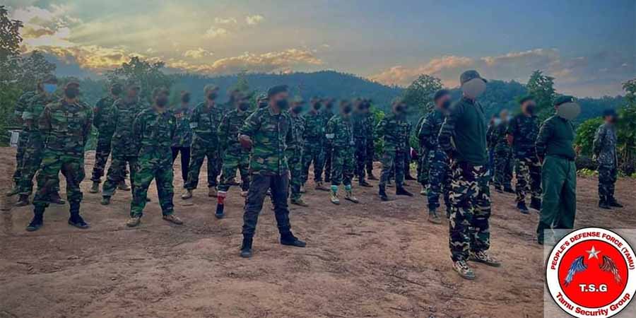 တမူးမြို့ပေါ်ရှိ စစ်ကောင်စီတပ်စခန်းကို တမူး PDF တပ်ဖွဲ့ ဝင်တိုက်