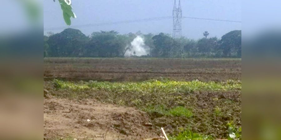 ပေါင်းတည်မြို့တွင် စစ်ကောင်စီတပ်ဖွဲ့လှည့်ကင်း မိုင်းဆွဲတိုက်ခိုက်ခံရ