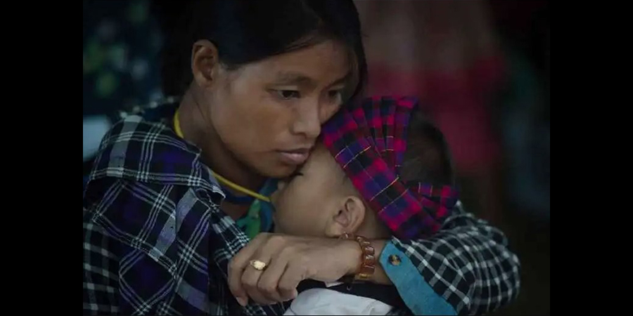 ဖယ်ခုံသာသနာ့နယ်မြေရှိ မယ်တော်မာရီရုပ်တုကို စစ်ကောင်စီတပ်က ဖျက်ဆီး