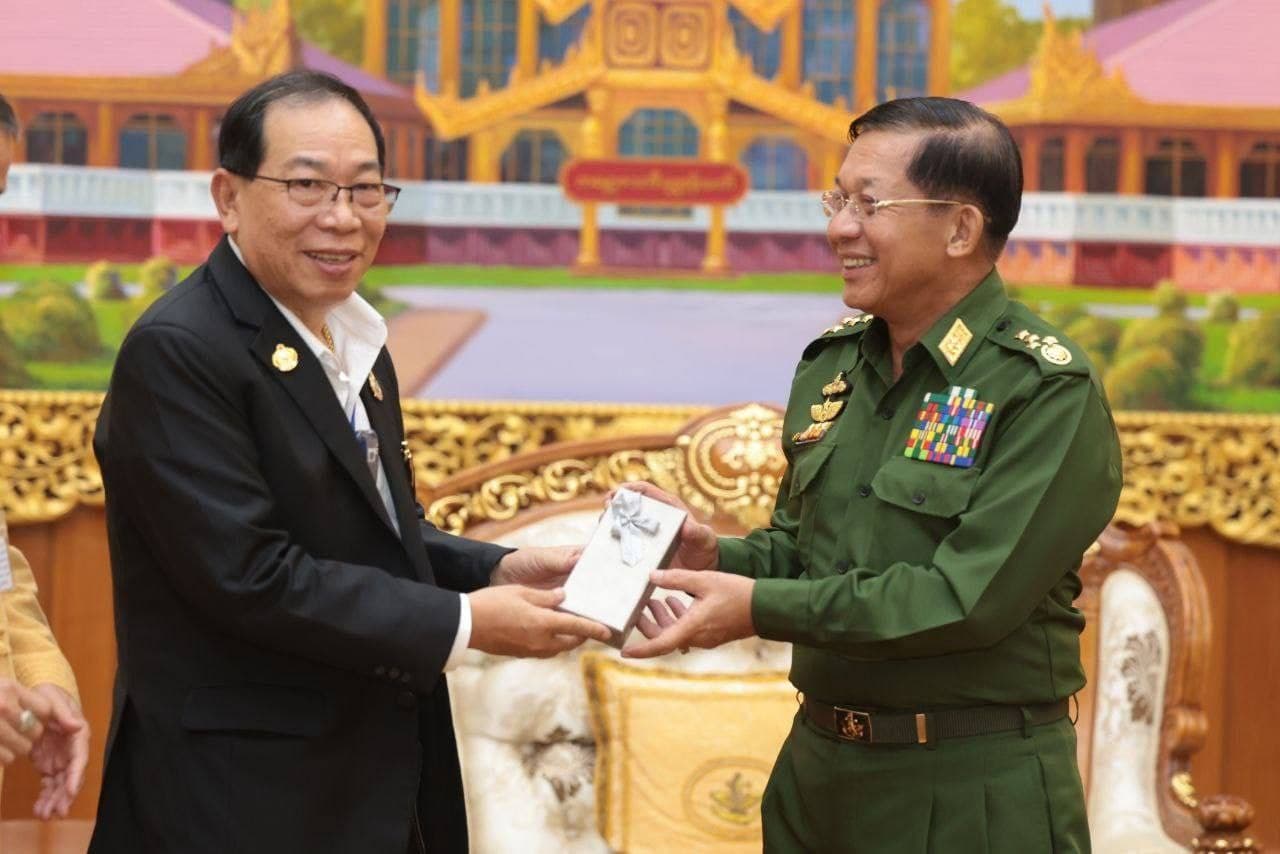 အာဏာသိမ်းစစ်ခေါင်းဆောင်နှင့် RCSS/ SSA ဥက္ကဋ္ဌတို့ နေပြည်တော်တွင်တွေ့ဆုံ