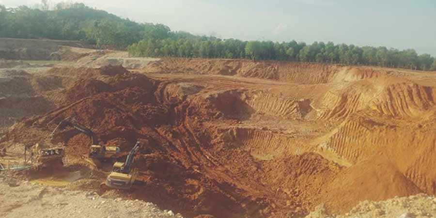 အင်းတော်ကြီးဒေသတွင်  စက်ယန္တရားကြီးများဖြင့် ရွှေတူးဖော်မှုများလာ