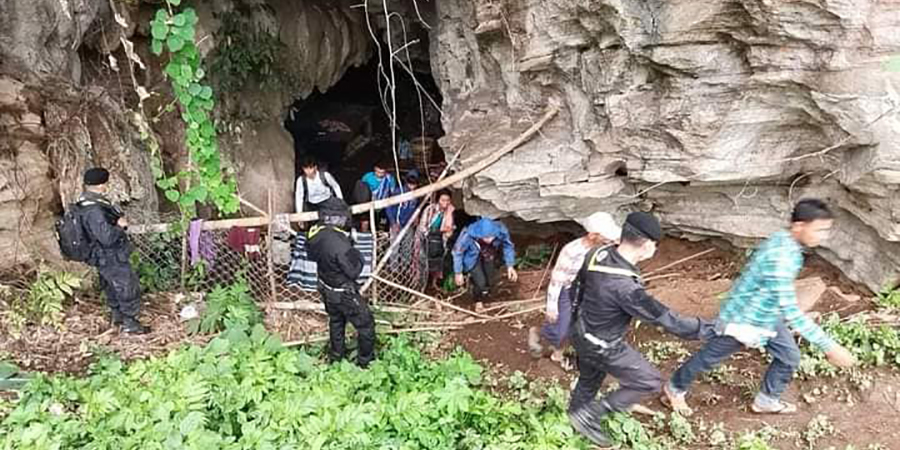 ထိုင်းနိုင်ငံ လိုဏ်ဂူအတွင်း တရားမဝင် ရွေ့ပြောင်းမြန်မာလုပ်သား ၂၅ ဦး ဖမ်းဆီးခံရ