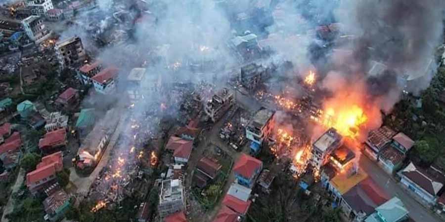ထန်တလန်မြို့တိုက်ပွဲ၌ စစ်ကောင်စီတပ်သား ၆ ဦးသေဆုံး၊ ၈ ဦးထက် မနည်းဒဏ်ရာရ